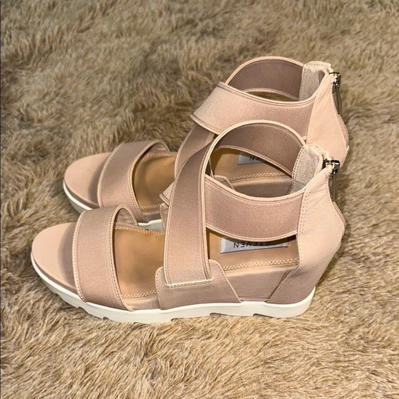 Steven By Steve Madden Strapped Wedge Sandals - Picture 7 of 11